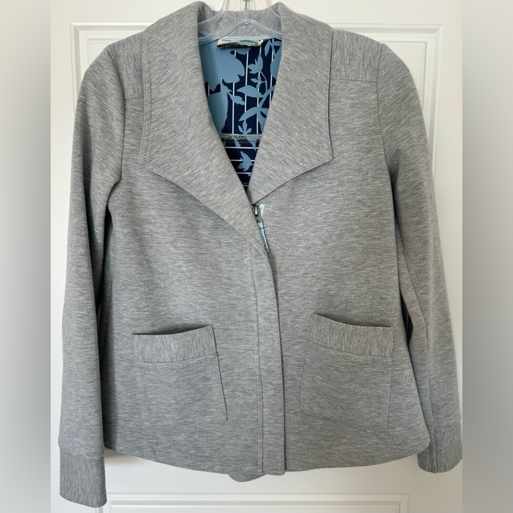Anthropologie Full Zip Grey Saturday Sunday Long Sleeve Jacket‎ Size XS
